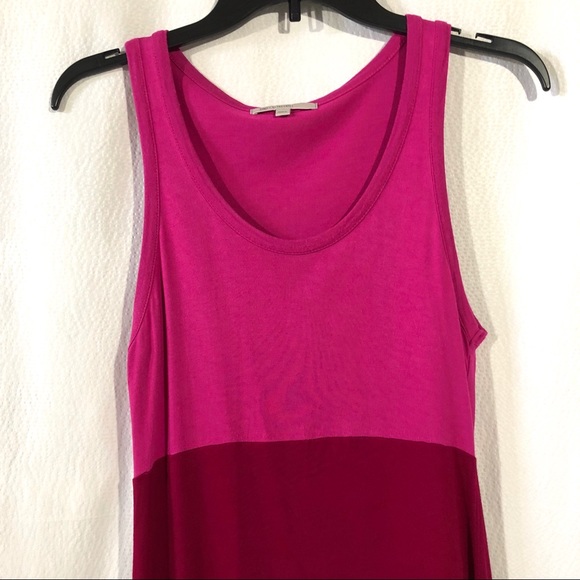 GAP Color Block Pink and Red Jersey Sundress - Picture 2 of 8